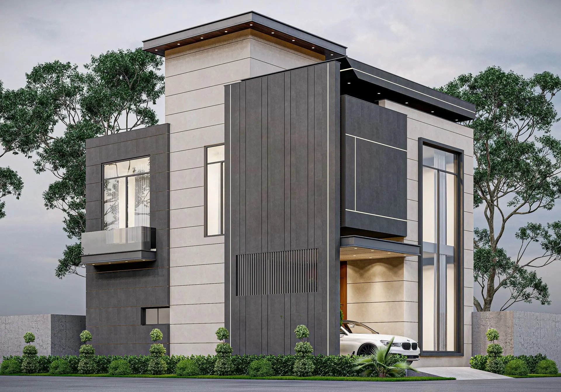 Modern facade, DHA Phase 8